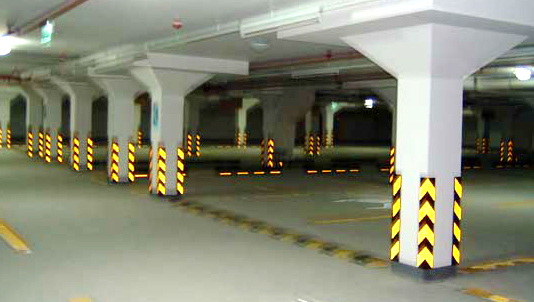 Ốp bảo vệ cột nhà xe nhà xưởng